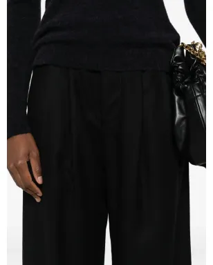 SUSANNE BOMMER pleat-detail trousers - Black - サムネイル5