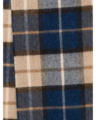 Norse Projects ムーンチェック柄スカーフ ブルー - サムネイル2