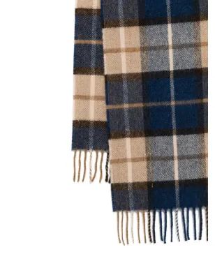 Norse Projects ムーンチェック柄スカーフ ブルー - サムネイル3