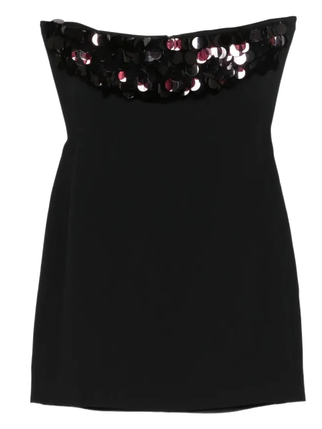David Koma David Koma スパンコール装飾ストラップレスドレスの商品画像