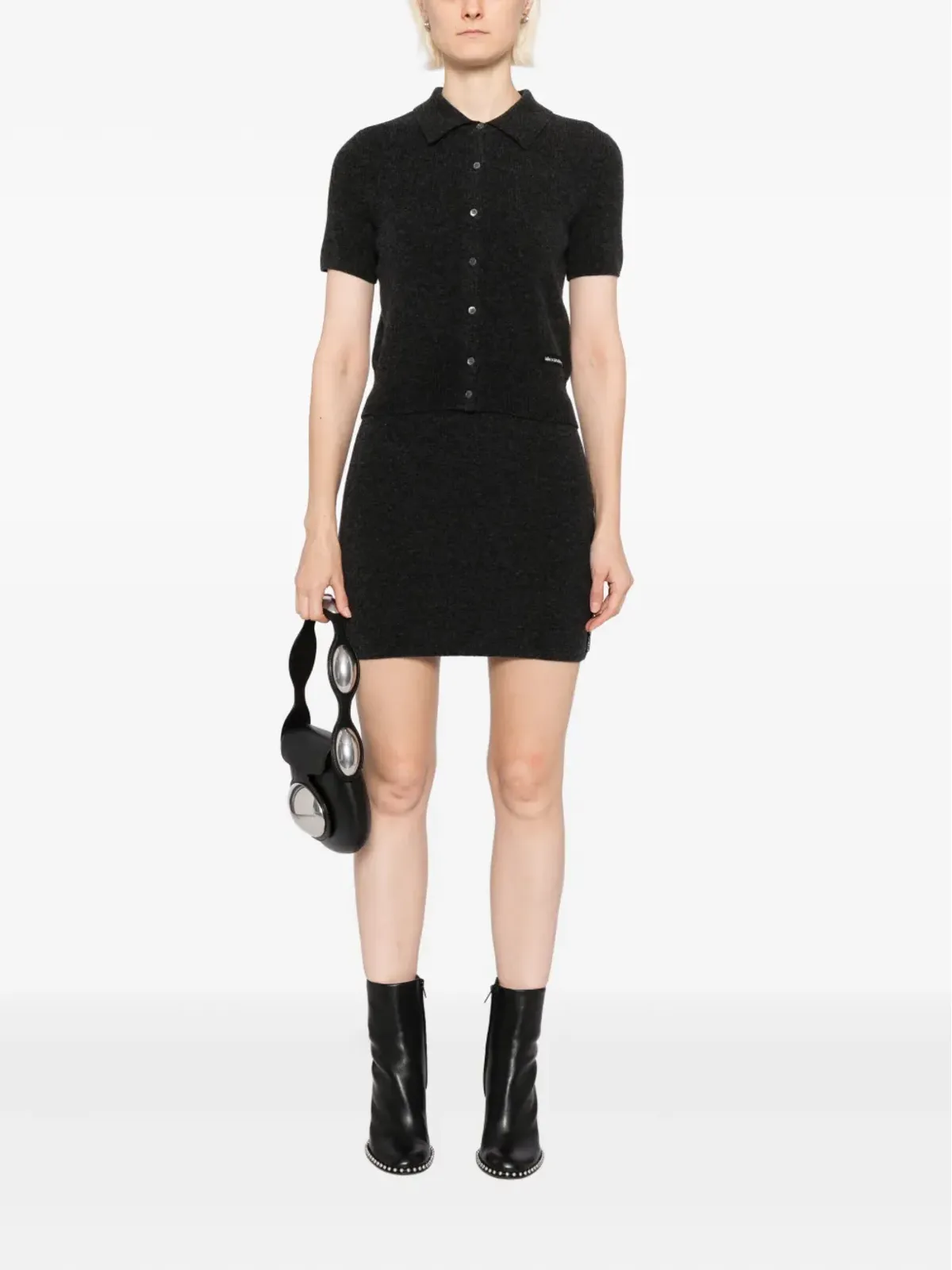 Alexander Wang ホットフィックスミニスカート - 画像2