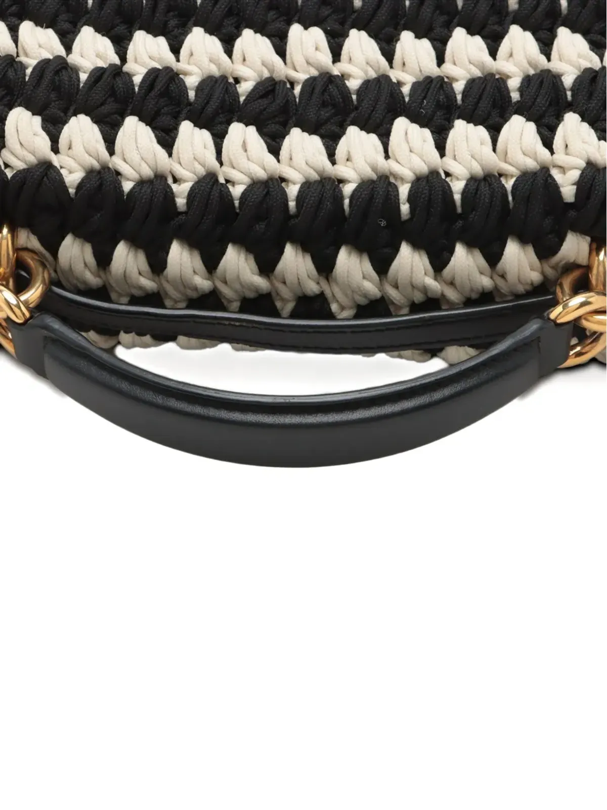 Ferragamo ビンテージ 2000-2020 インターウーブンショルダーバッグ ブラック - 画像4