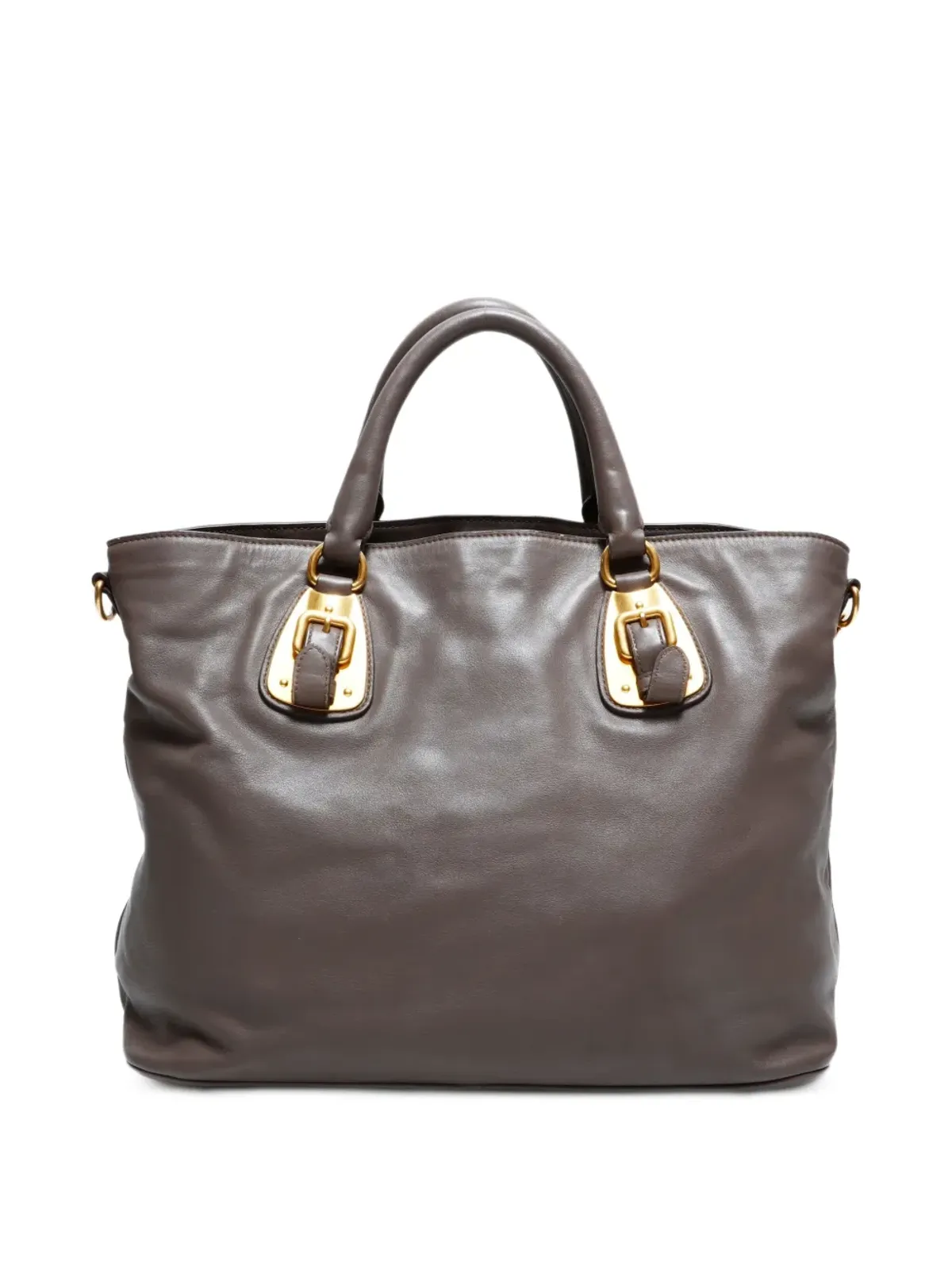Prada Pre-Owned レザー トートバッグ - 画像2