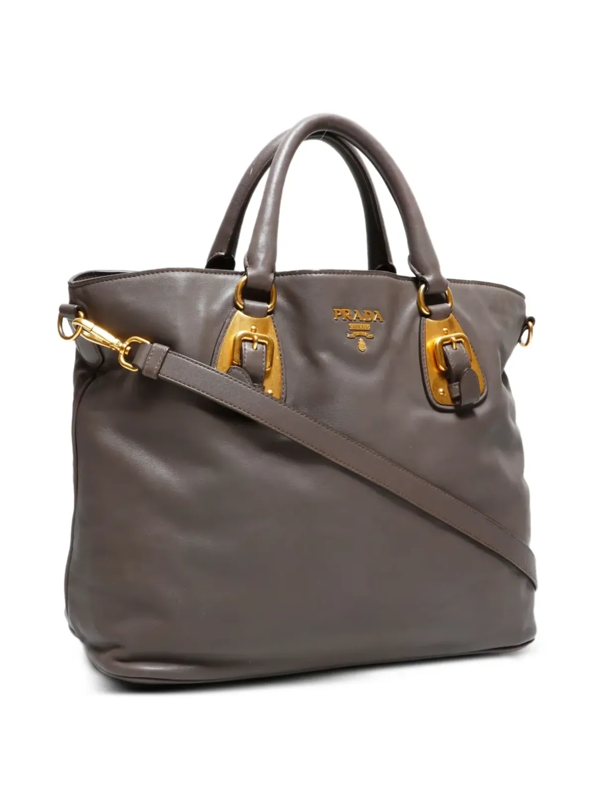 Prada Pre-Owned レザー トートバッグ - 画像3