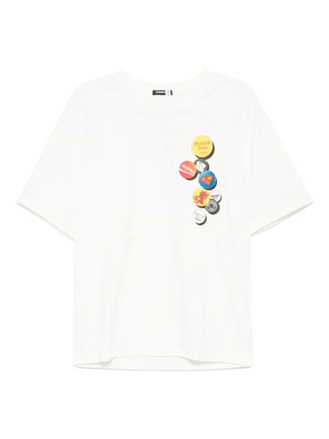 Ground Zero Ground Zero プリントTシャツ - Whiteの商品画像