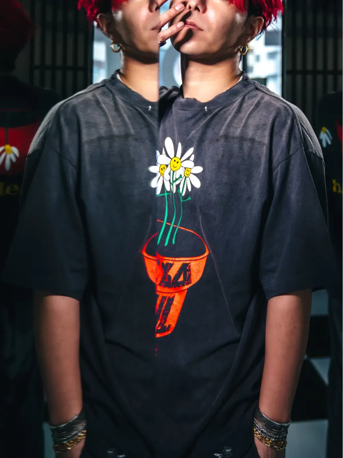 SAINT MXXXXXX デ・ラ・ソウル Tシャツ - 画像2