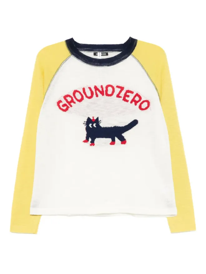 Ground Zero Ground Zero インターシャニットトップスの商品画像