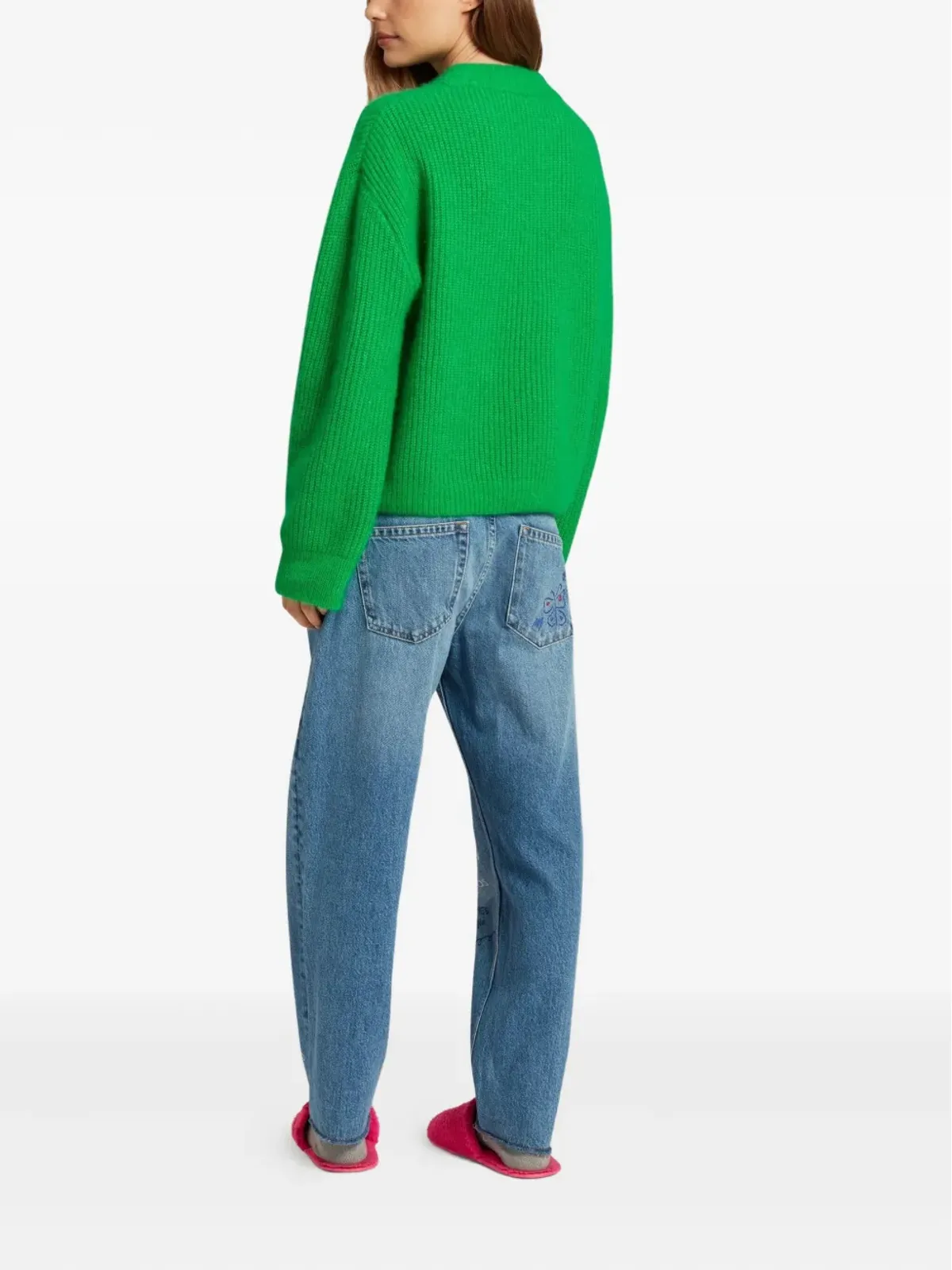 Mira Mikati ペイントストレートジーンズ - 画像3