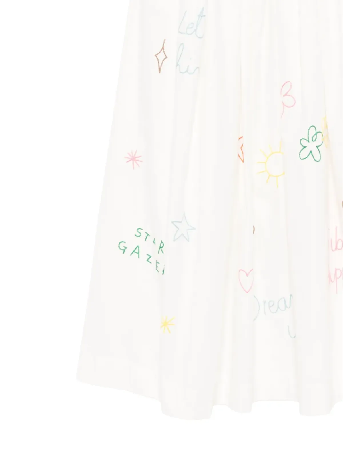 Mira Mikati ピンクのストライプ柄のAラインスカート - 画像3