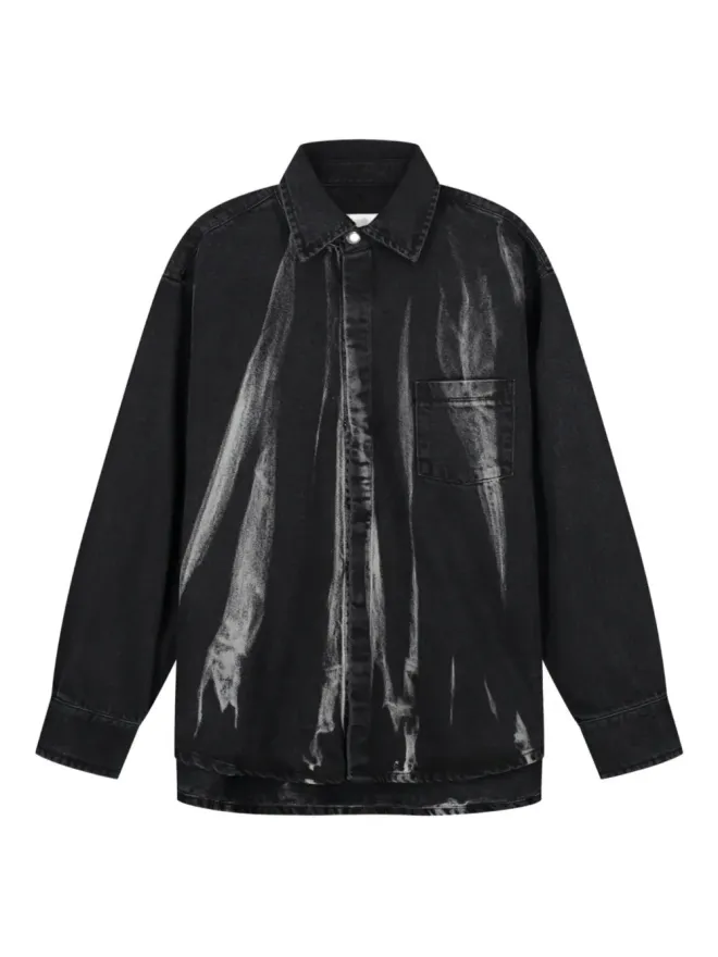 Arte Antwerp Arte Antwerp タイダイ染めコットンシャツの商品画像