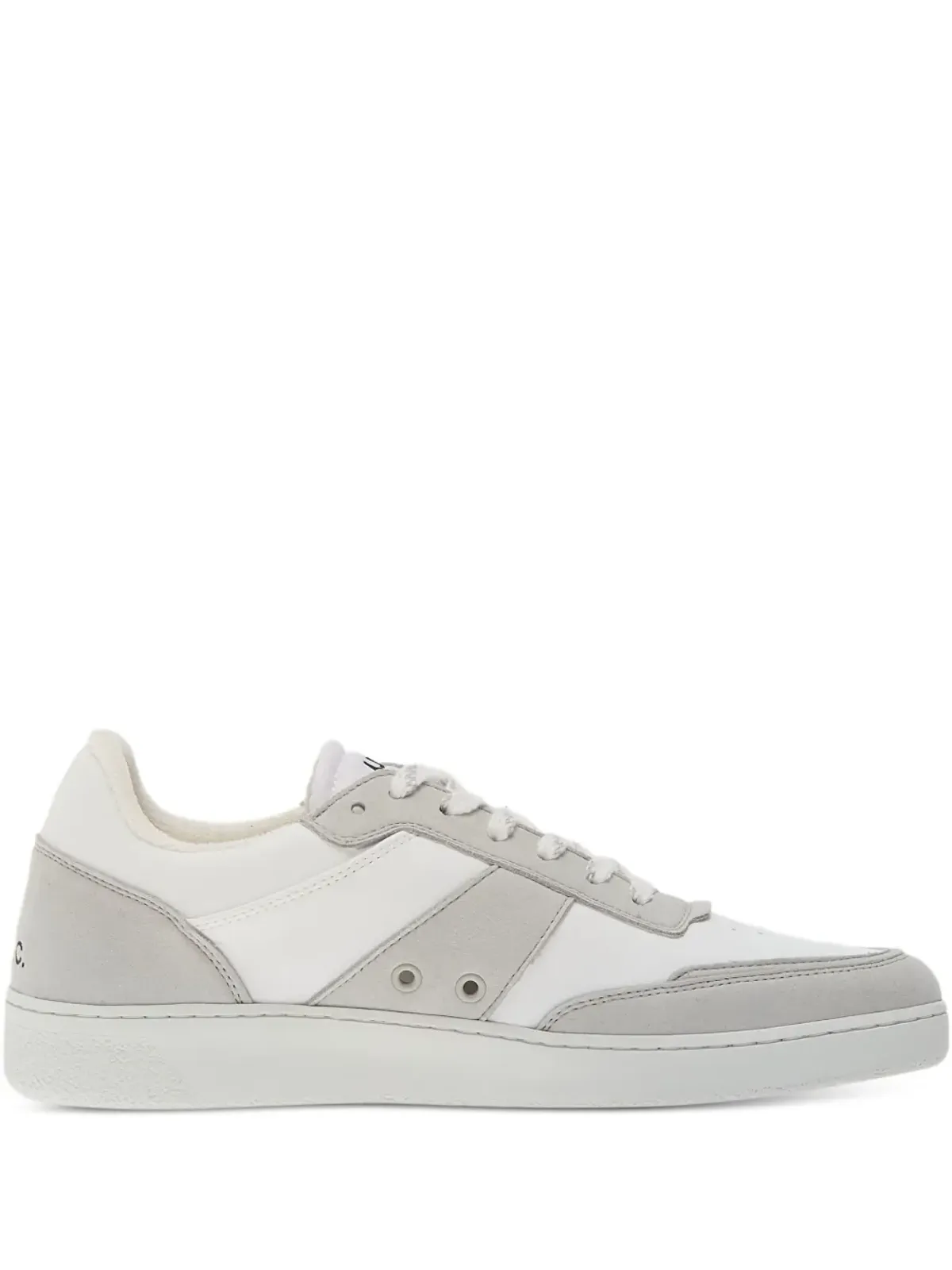 A.P.C. Plain panelled sneakers - White - 画像1