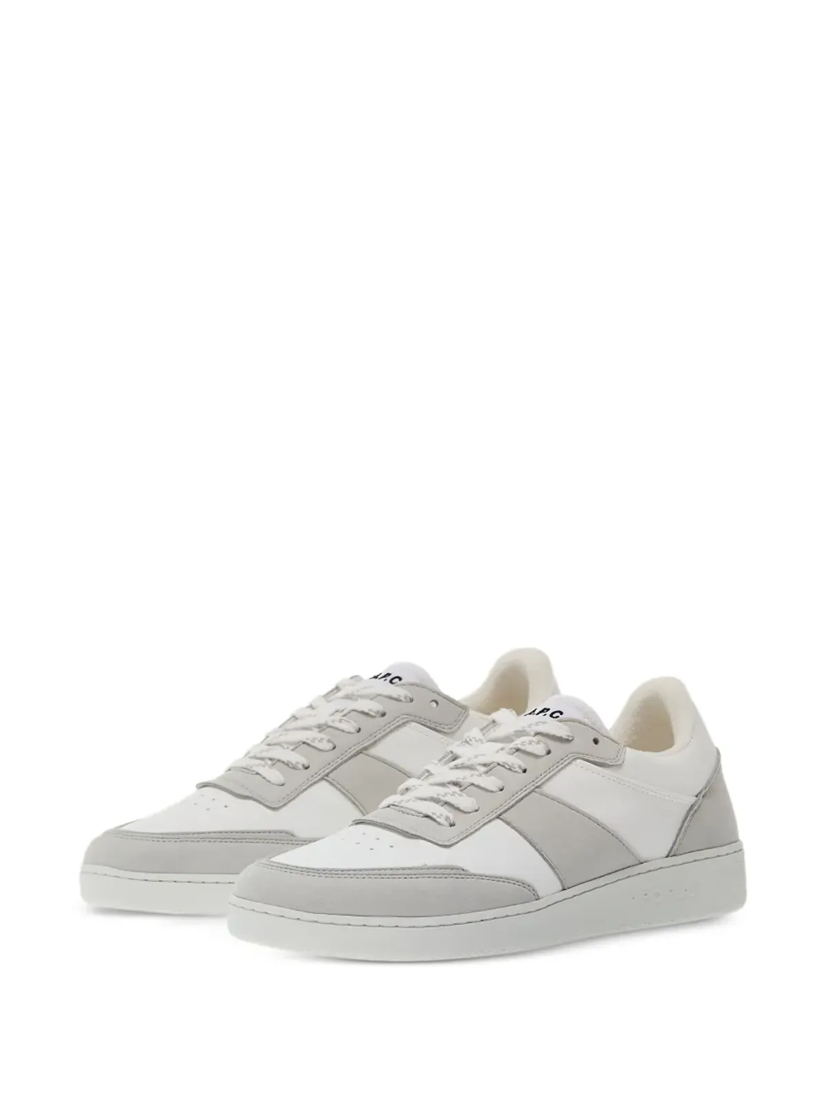 A.P.C. Plain panelled sneakers - White - 画像2