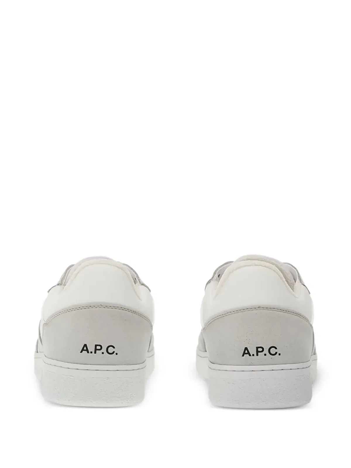 A.P.C. Plain panelled sneakers - White - 画像3