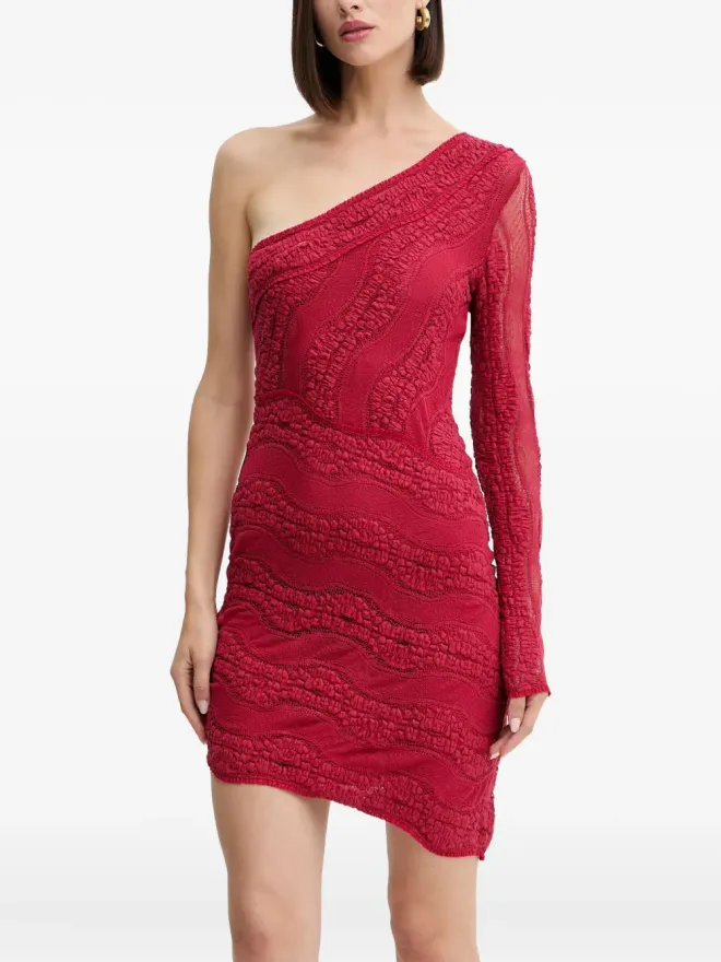 Charo Ruiz Ibiza Charo Ruiz Ibiza ワンショルダー テクスチャード ミニドレスの商品画像