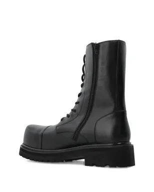 VETEMENTS Stomp レザー コンバットブーツ - サムネイル4