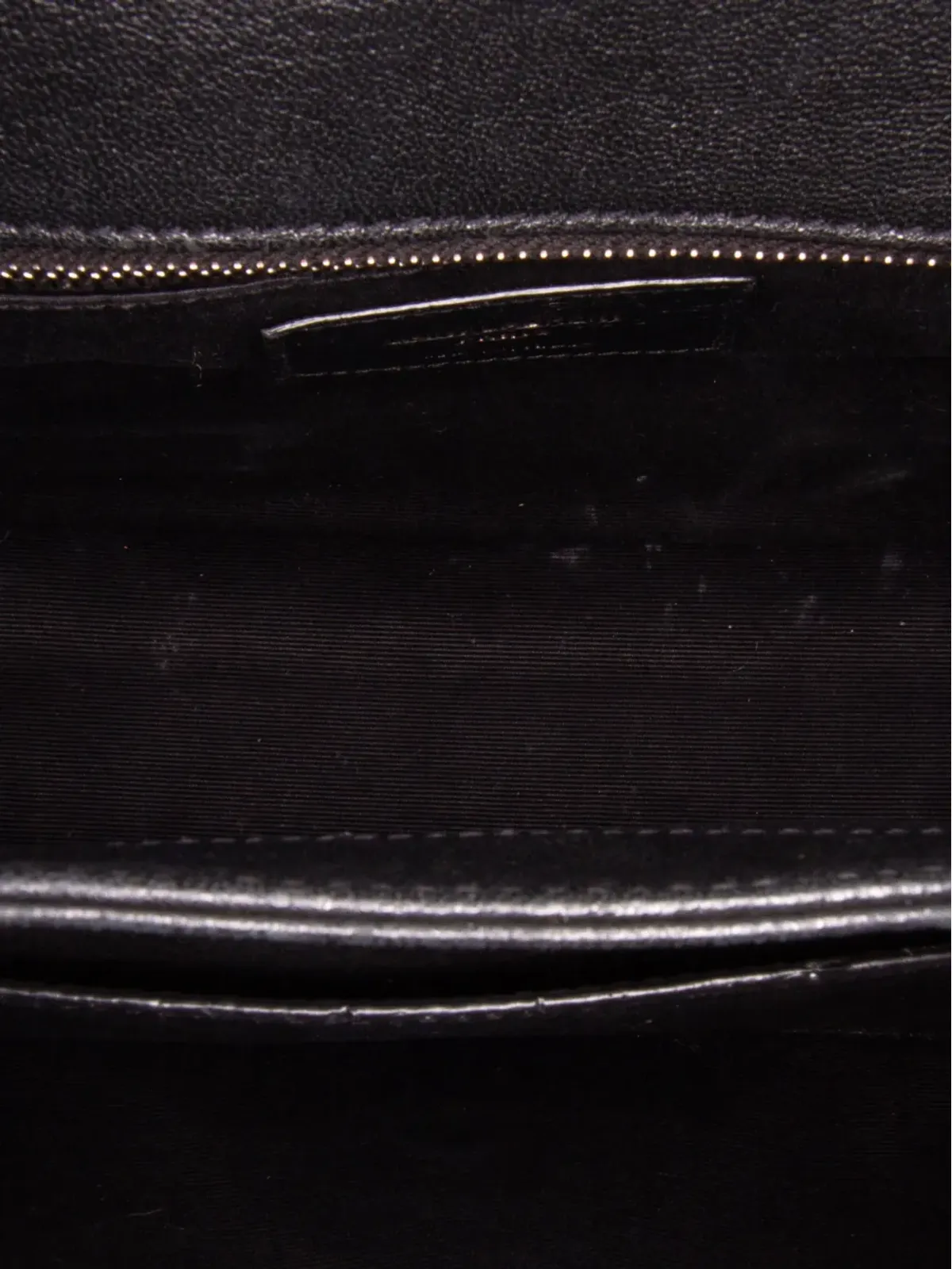 Saint Laurent Pre-Owned ミニ・キルテッド・ラムスキン Becky Chain ショルダーバッグ - ブラック - 画像5