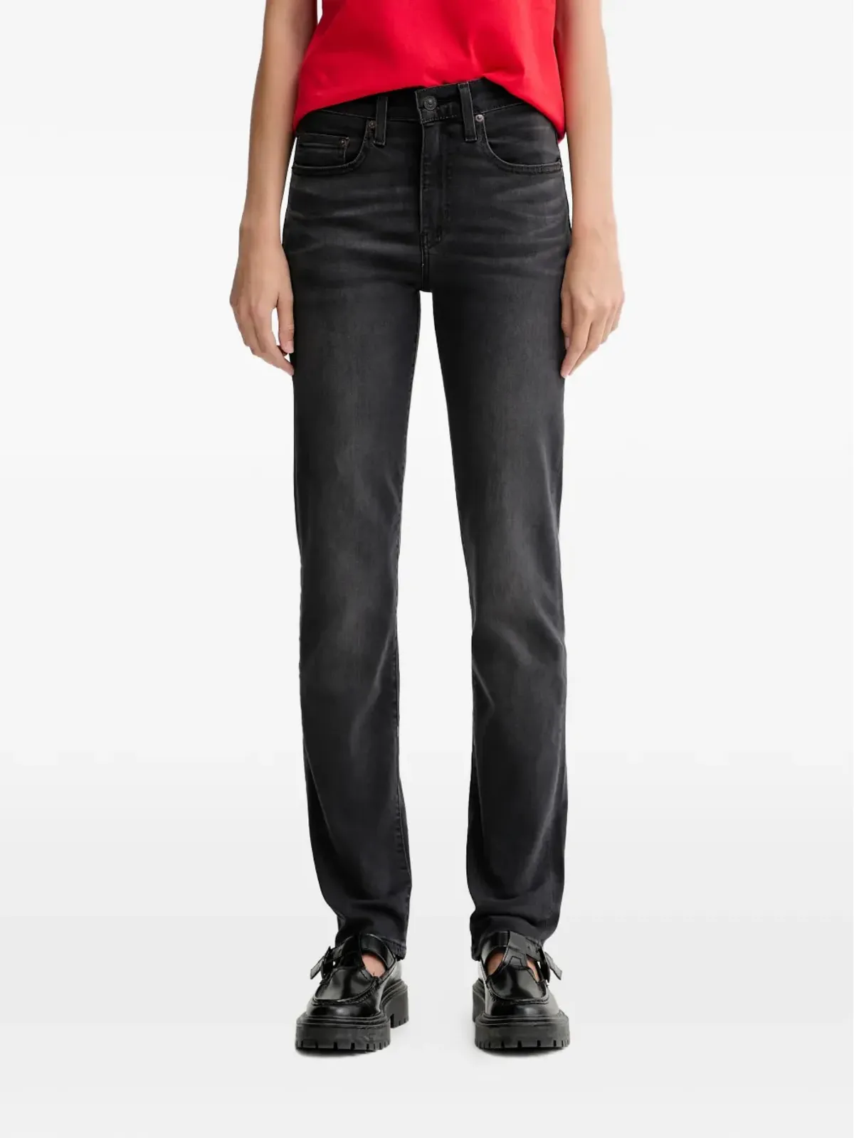 Levi's 724 ファイブポケット ジーンズ - グレー - 画像1
