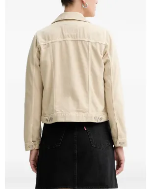 Levi's ボタン付きデニムジャケット ベージュ - サムネイル3