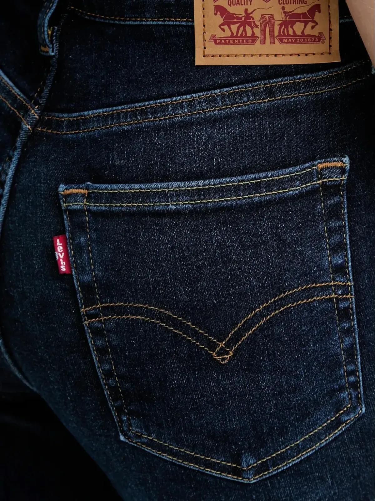 Levi's 720ストレートジーンズ ブルー - 画像4