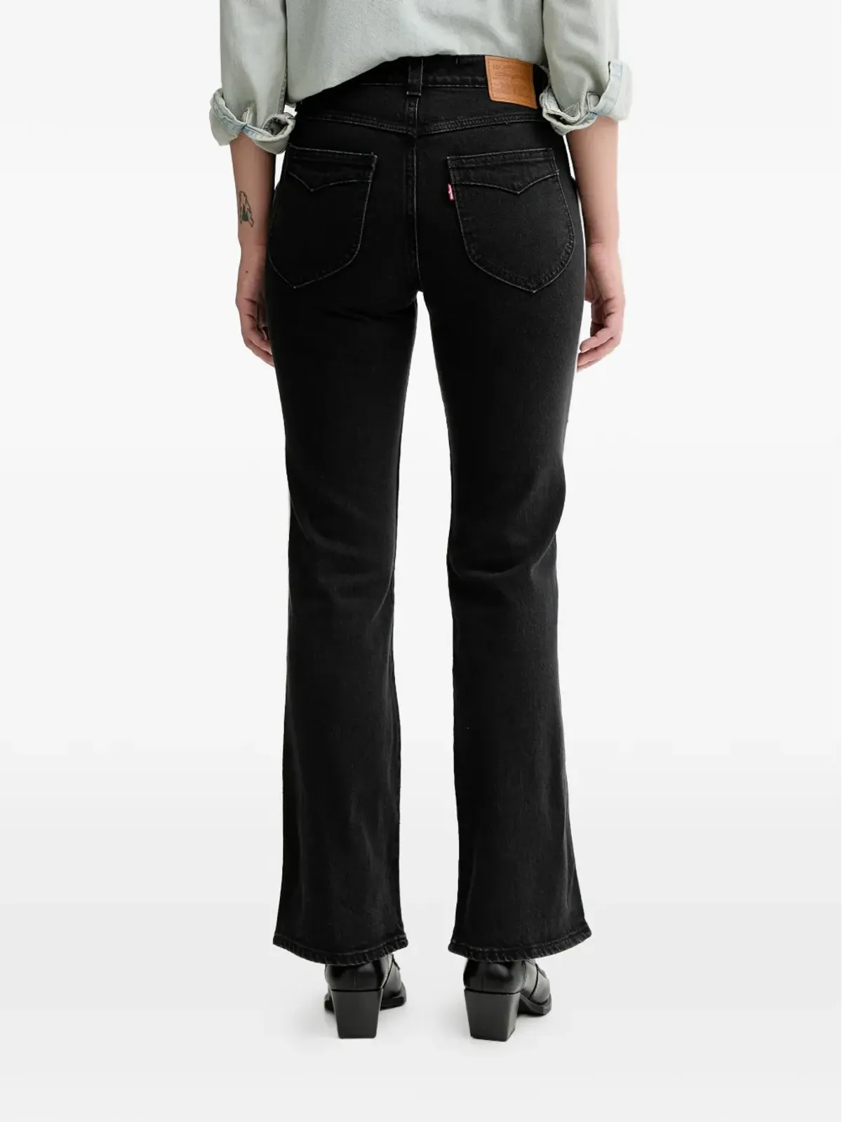 Levi's サイドストライプ ジーンズ ブラック - 画像4
