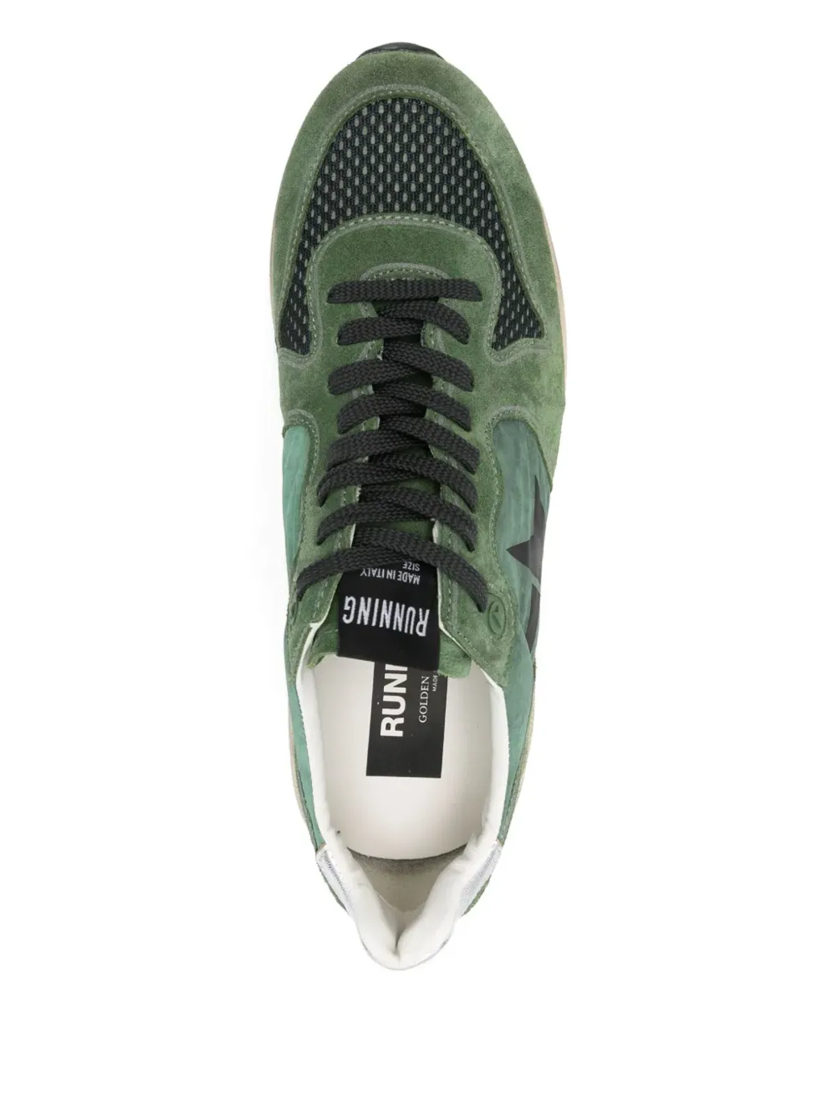 Golden Goose スター付き レザー ロー・トップ スニーカー - グリーン - 画像4