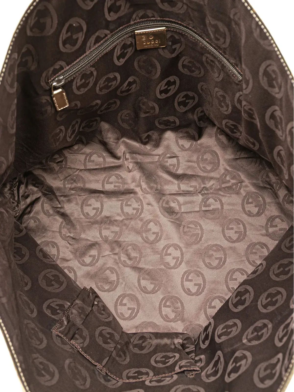 Gucci Pre-Owned 2000-2015 GG Canvas Web トートバッグ - ゴールド - 画像5