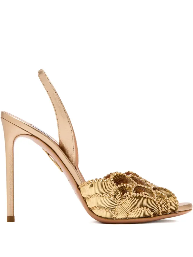 Aquazzura Aquazzura クリスタル装飾サンダルの商品画像