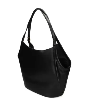 Kate Spade Deco Tulip レザー ベルト付き トートバッグ - ブラック - サムネイル5