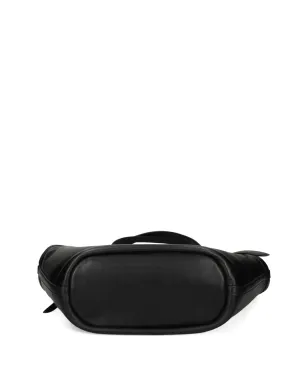 Kate Spade Deco Tulip レザー ベルト付き トートバッグ - ブラック - サムネイル3