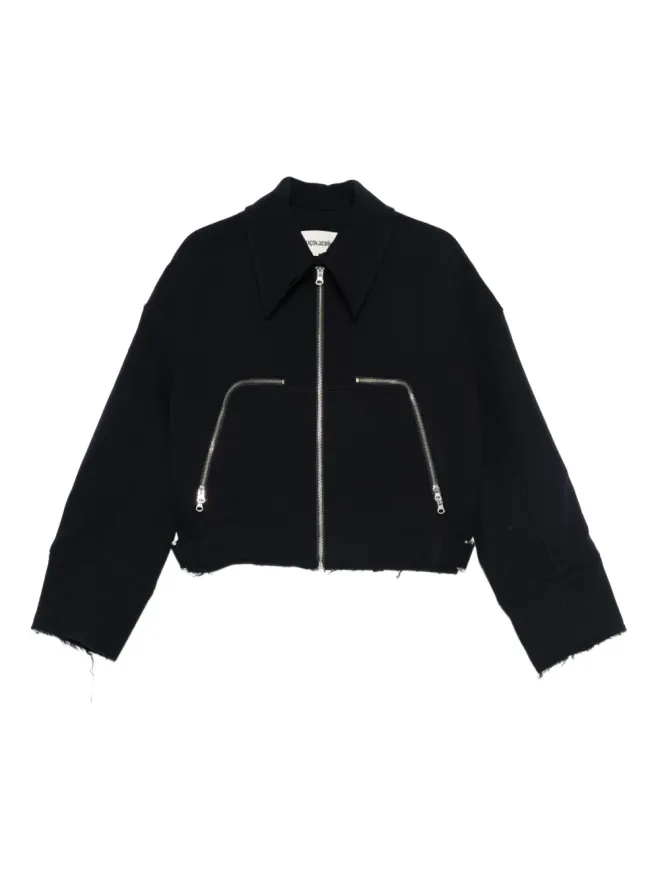 FAÇON JACMIN FAÇON JACMIN Marty ジ ZIPフロント フリンジエッジ ジャケットの商品画像