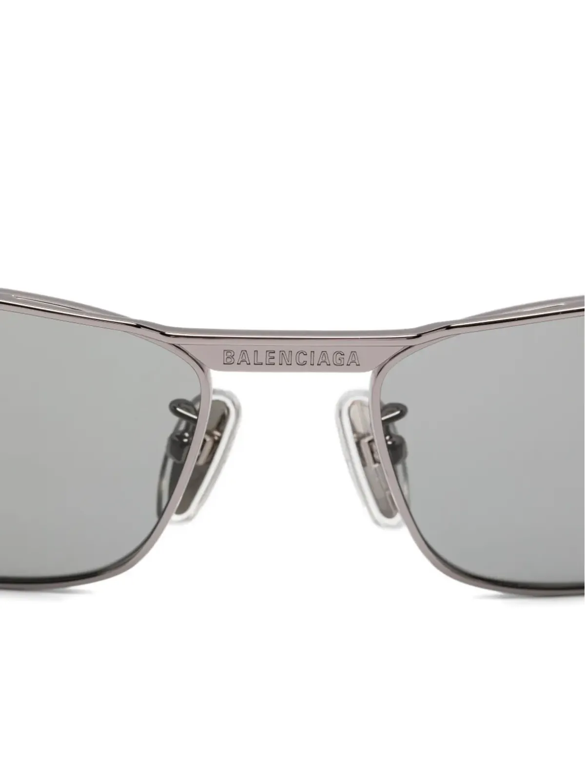 Balenciaga Eyewear ロゴ刻印の長方形フレーム サングラス - 画像3