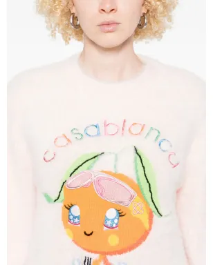Casablanca ロゴ刺繍スウェットシャツ - サムネイル5