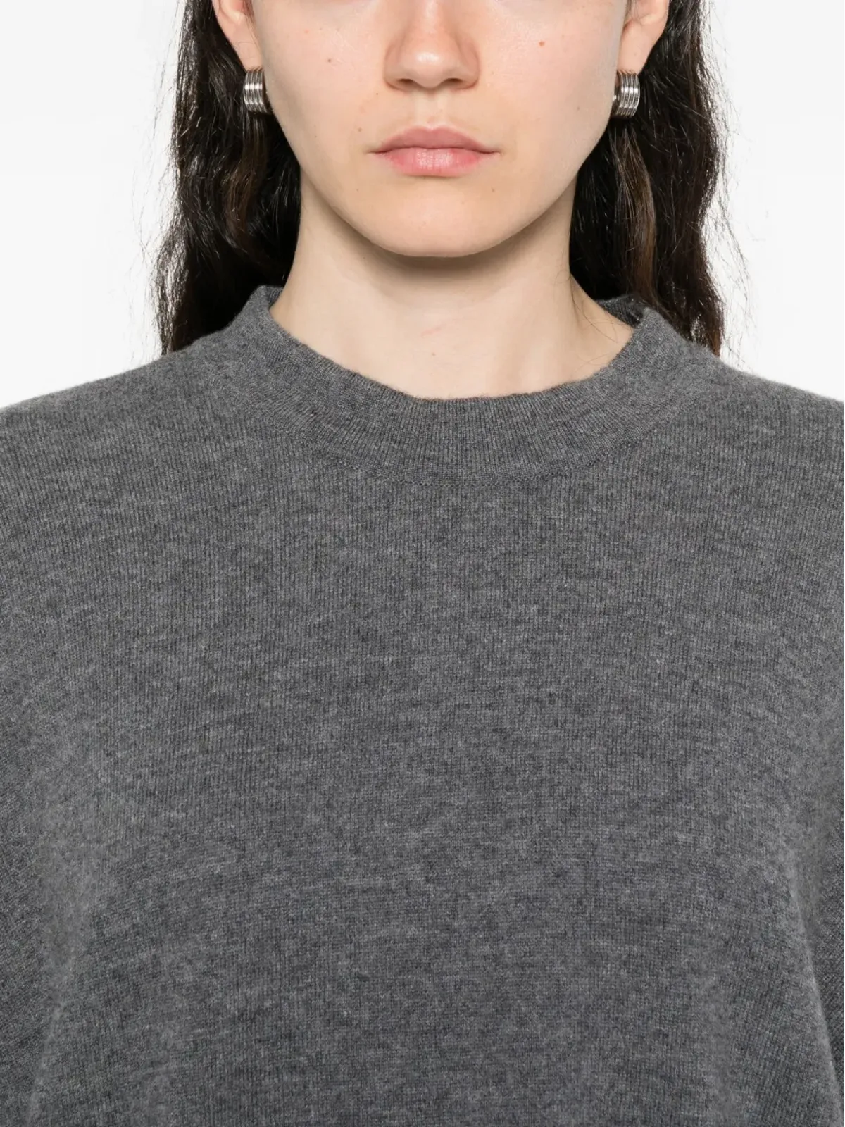 Mr. Mittens Mia round-neck short-sleeve T-shirt - Grey - 画像5