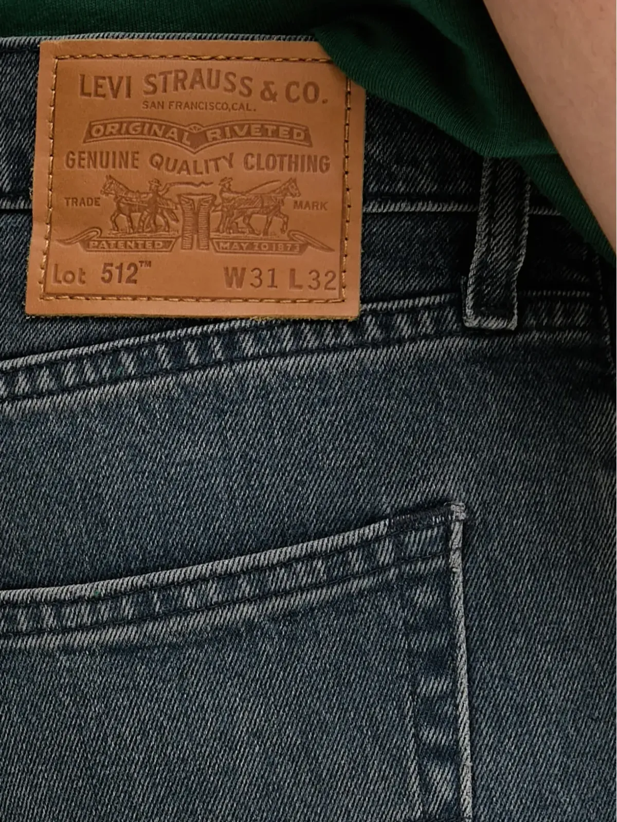 Levi's ボタンジーンズ ブルー - 画像4