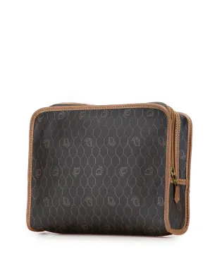 Christian Dior Pre-Owned 20世紀ハニカムコーテッドキャンバス クラッチバッグ - サムネイル3
