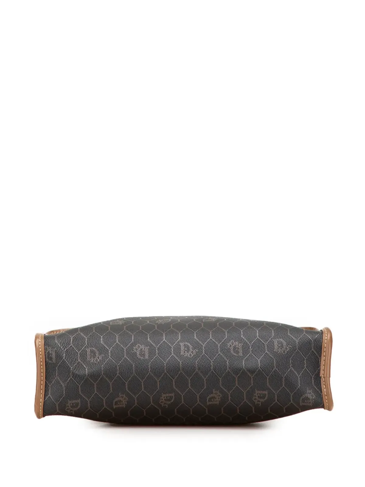 Christian Dior Pre-Owned 20世紀ハニカムコーテッドキャンバス クラッチバッグ - 画像4