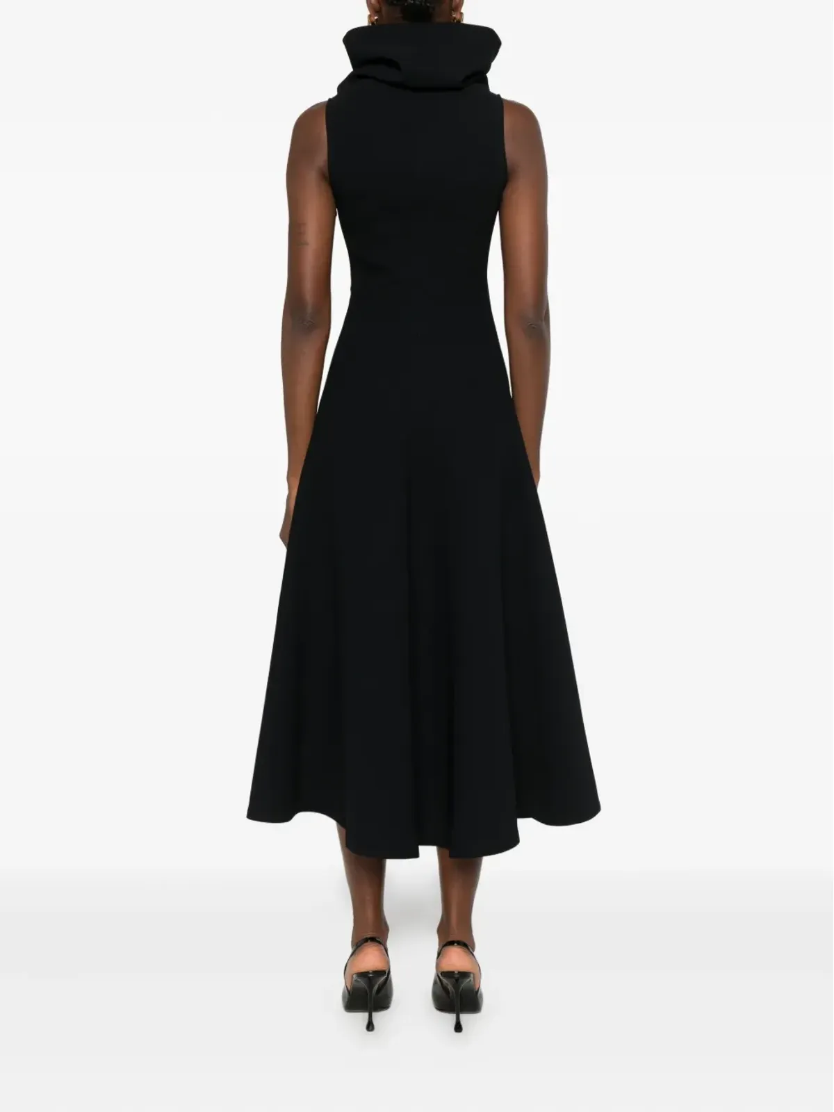 Jacquemus カウルネック ノースリーブ ミディドレス - 画像4