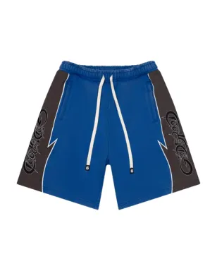 GODSPEED Halftime elasticated waistband track shorts - Blue - サムネイル1