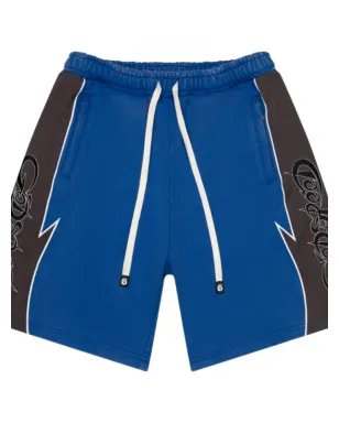 GODSPEED Halftime elasticated waistband track shorts - Blue - サムネイル2