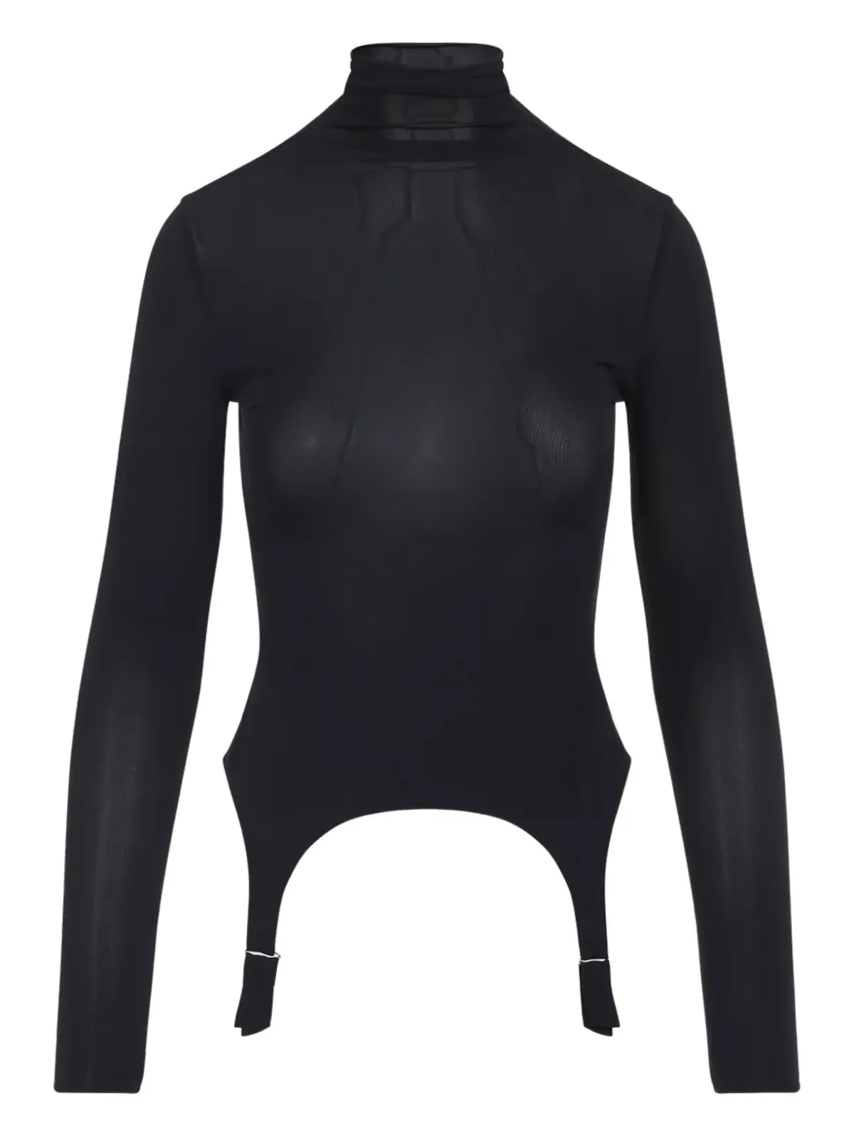 Jean Paul Gaultier ガーター付きハイネックトップ - 画像1