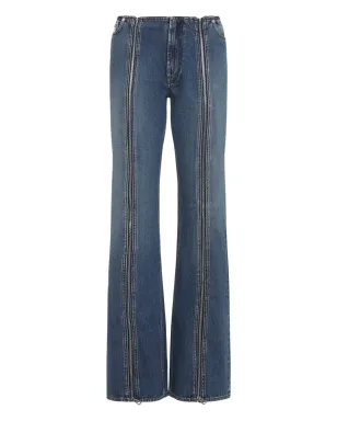 Jean Paul Gaultier ジップディテールジーンズ - サムネイル1