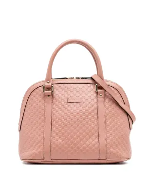 Gucci ビンテージ 2016-2025 マイクログッチシマ ドームサッチェル - ピンク - サムネイル1