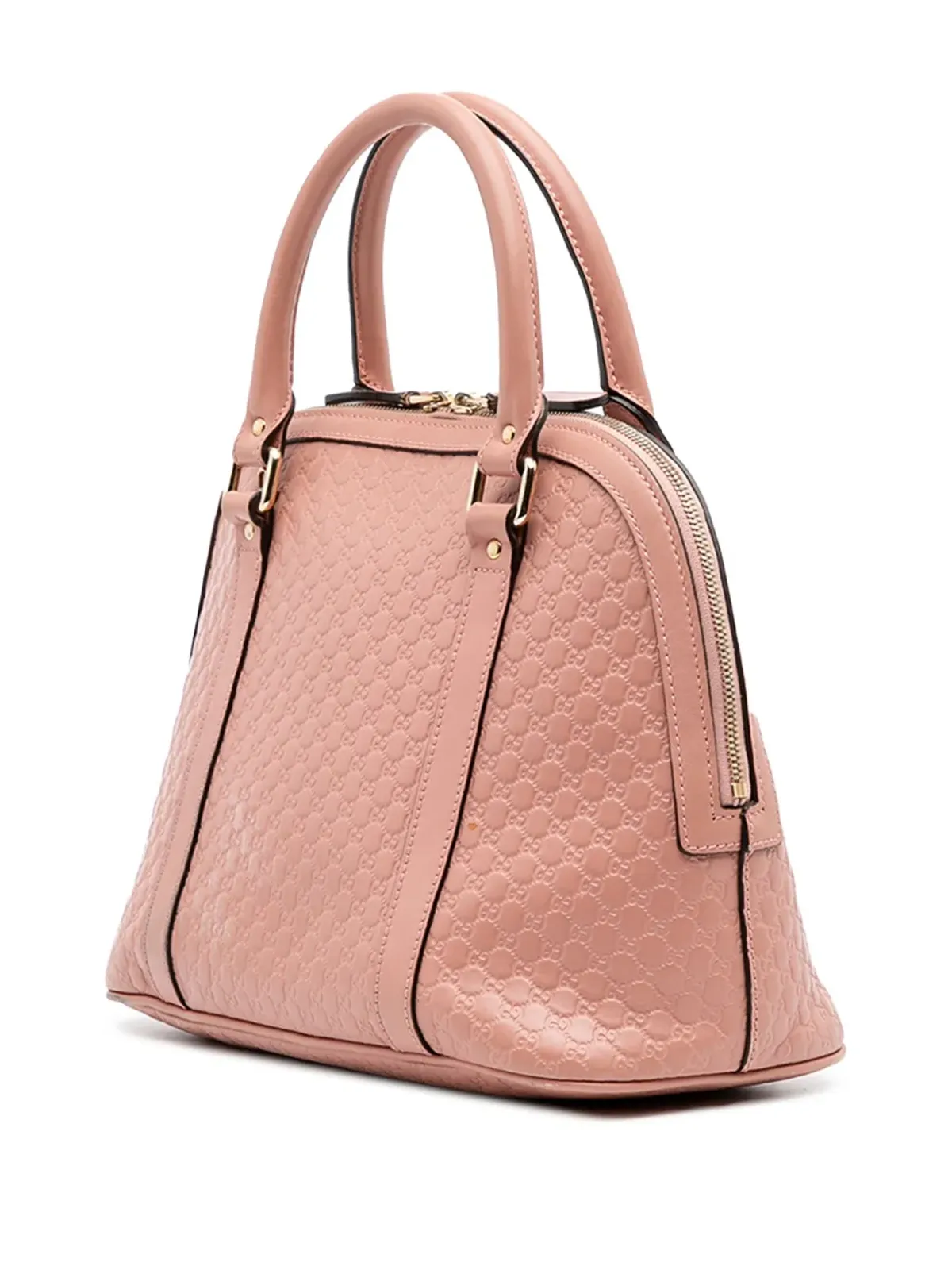 Gucci ビンテージ 2016-2025 マイクログッチシマ ドームサッチェル - ピンク - 画像3