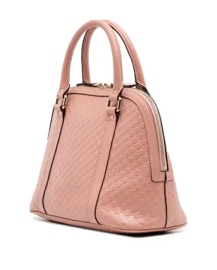 Gucci ビンテージ 2016-2025 マイクログッチシマ ドームサッチェル - ピンク - サムネイル3