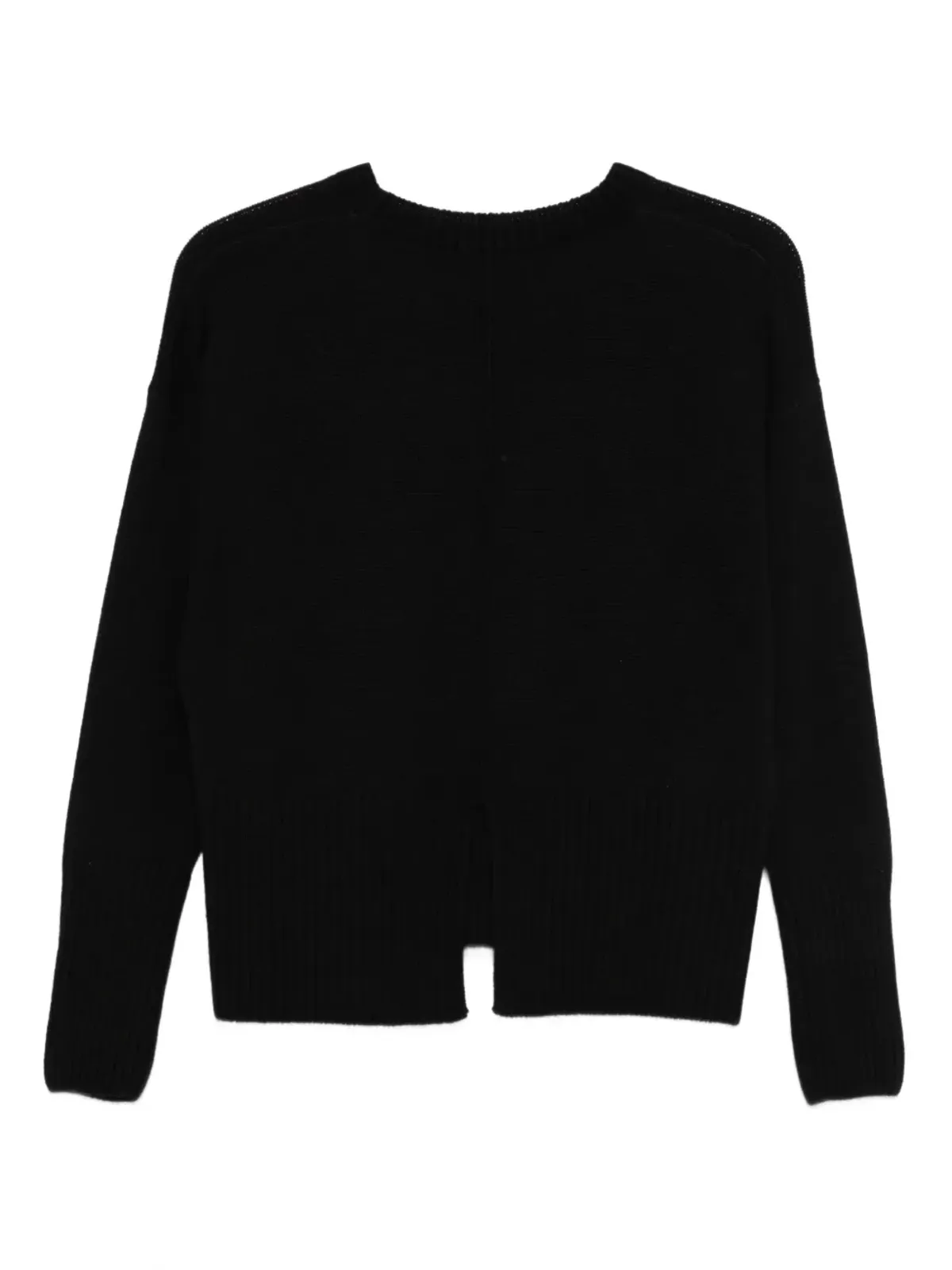 Incentive! Cashmere スプリットバック カシミヤ プルオーバー（ブラック） - 画像2