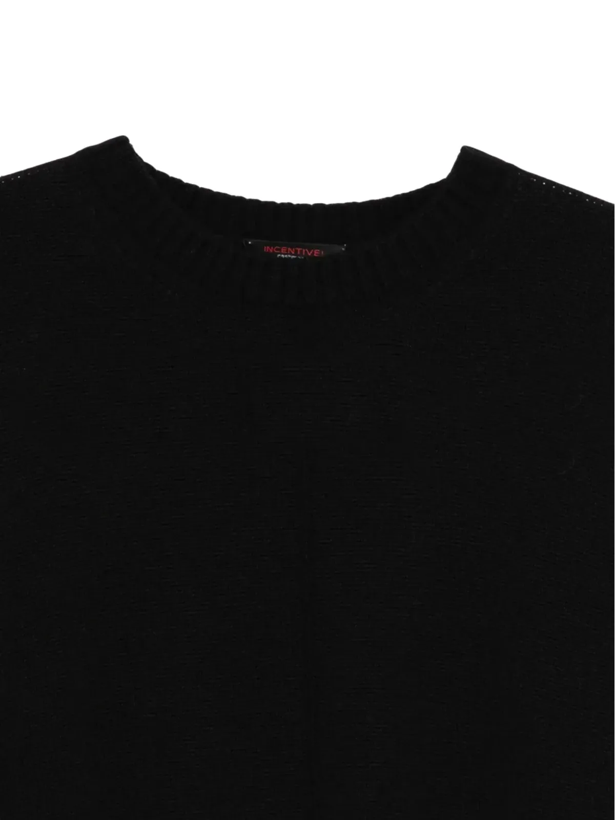 Incentive! Cashmere スプリットバック カシミヤ プルオーバー（ブラック） - 画像3