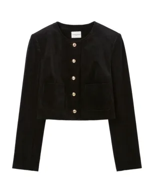 Claudie Pierlot クロップド コーデュロイ ジャケット - サムネイル1