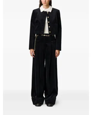Claudie Pierlot クロップド コーデュロイ ジャケット - サムネイル2
