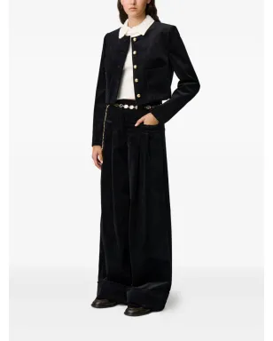 Claudie Pierlot クロップド コーデュロイ ジャケット - サムネイル3