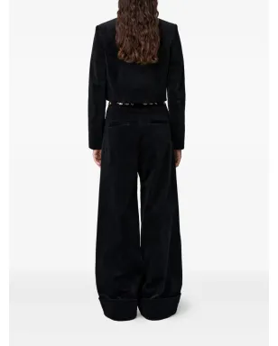 Claudie Pierlot クロップド コーデュロイ ジャケット - サムネイル4
